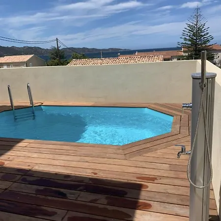 T3 Saint Florent Bord De Vue Piscine Privee شقة